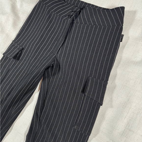 Vintage 2000s GELA Pinstripe Cargo Pants Y2K Rare Find - Picture 4 of 9